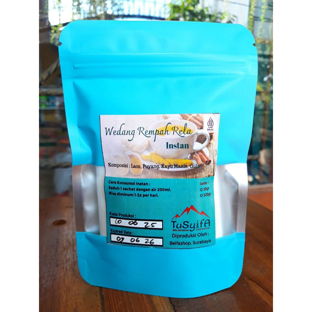 

Wedang Tusyifa Rela Rempah Instan