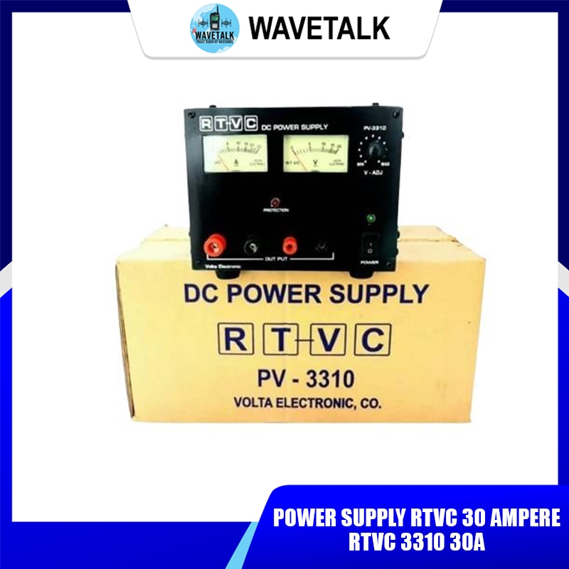 Power Supply RTVC 30A Tipe 3310 Power  Supply Voltec 30 Ampere RTVC 30 A