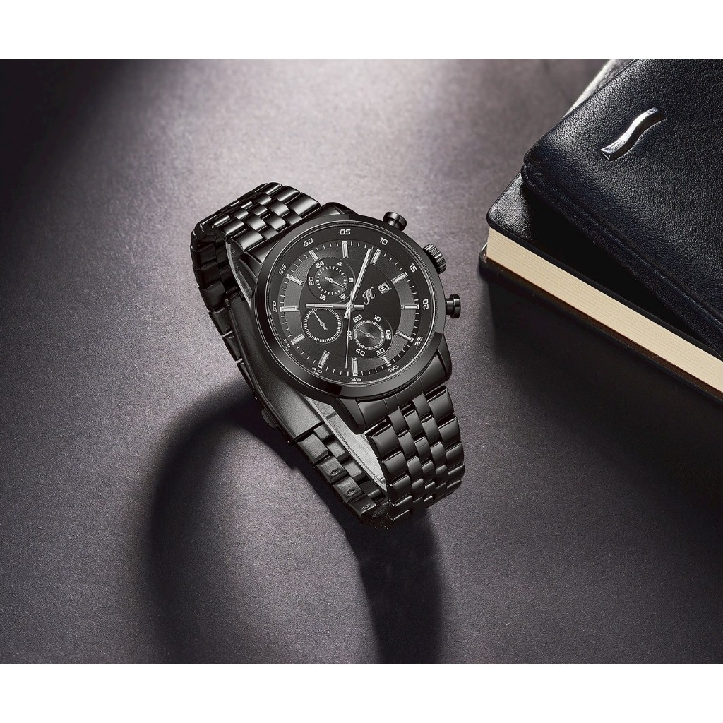JIMS HONEY JHW 36 Jam Tangan Pria Cowok Stainless Elegan Watches