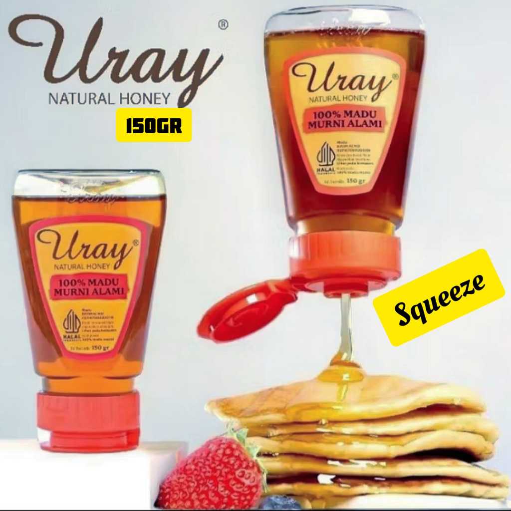 

Uray Natural Honey Madu Murni Alami Squeeze 150g Daily Stamina