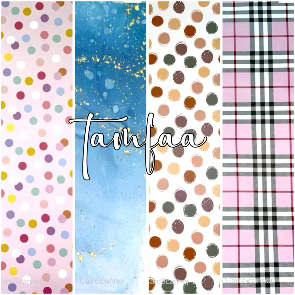 

KERTAS KADO SANSAN WAWA SANWA MOTIF KOTAK POLKA