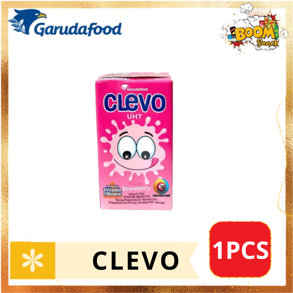 

SUSU CLEVO UHT 125 ML COKLAT STROBERY