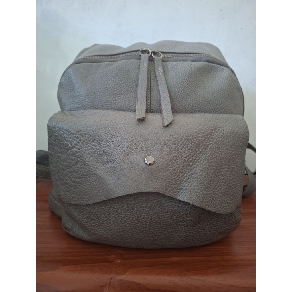 Tas Ransel Kulit Asli Preloved
