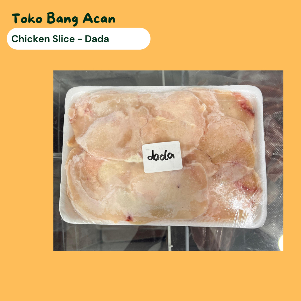 

Dada ayam slice 500gr | chicken slice dada 500gr | Dada ayam iris tipis