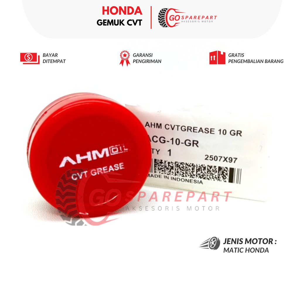 GEMUK CVT GEMUK CVT MOTOR HONDA BEAT / GREASE CVT MOTOR VARIO / PELUMAS CVT SCOOPY / MINYAK GEMUK / 