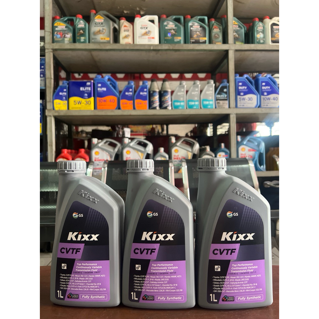 Oli Kixx CVTF Matic Fully Synthetic / Oli Matic Kixx CVTF Full Sintetis Kemasan 1 Lt