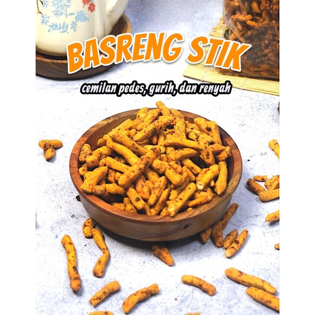 

BASRENG STIK RENYAH ORIGINAL DAN PEDAS DAUN JERUK 500 GRAM
