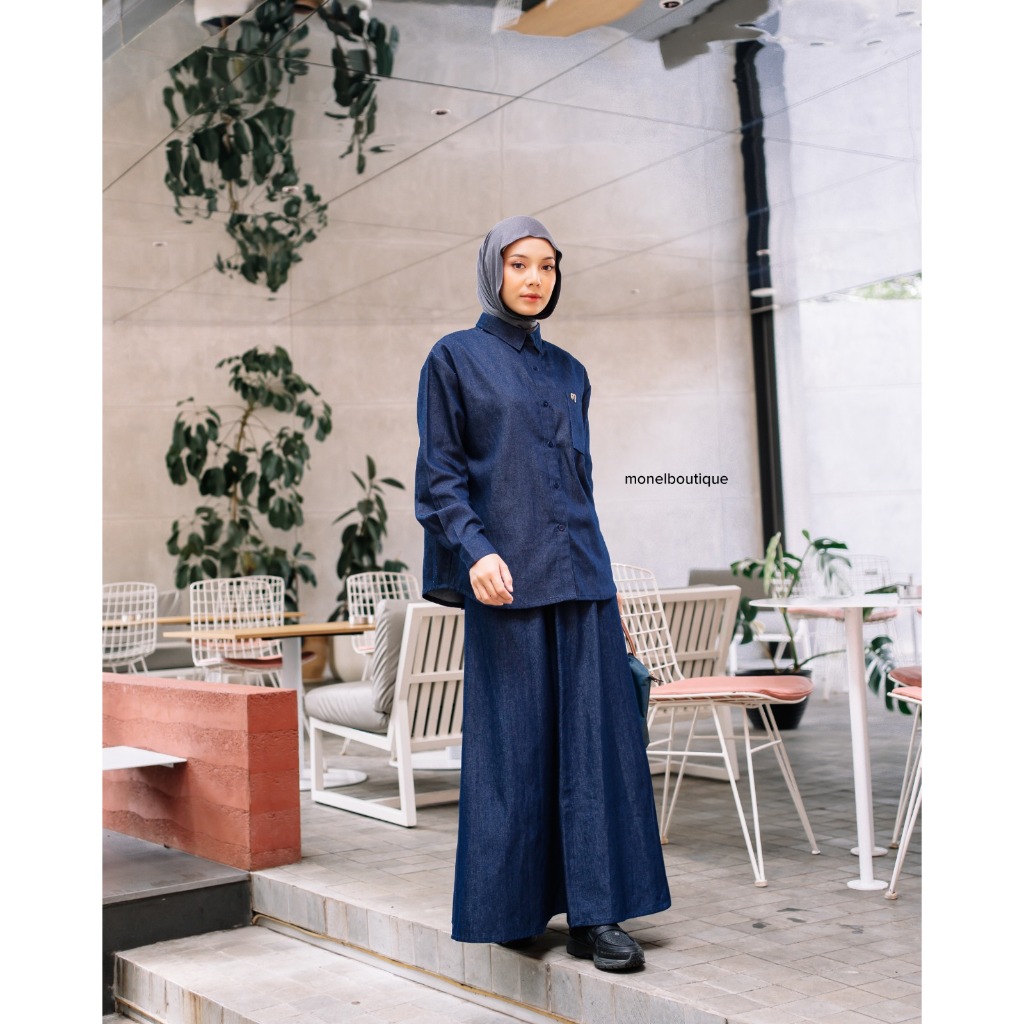 MONEL - Atasan / Top / Kemeja Wanita - Naia Top