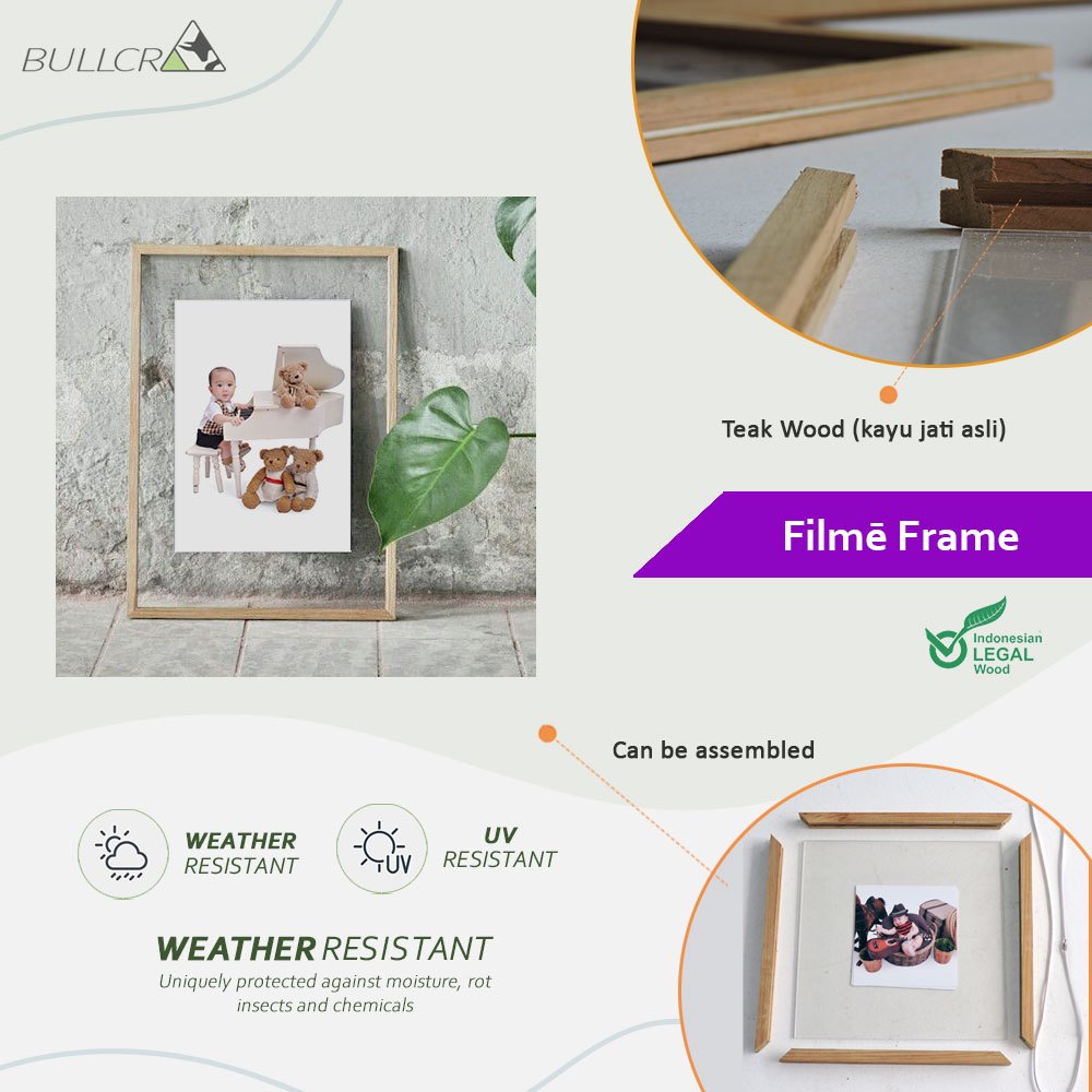 Bingkai foto Frame Aesthetic Floating Frame akrilik