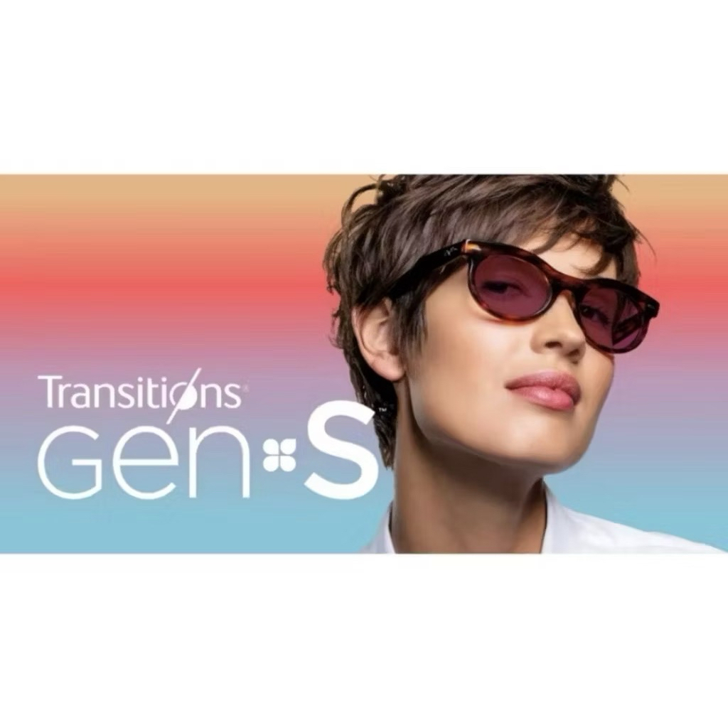 Mollucas - Lensa kacamata minus/plus/cylinder Essilor Transitions Crizal Sapphire