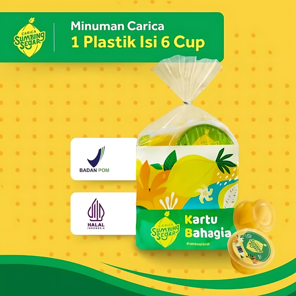 

Carica Sumbing Segar Minuman Manisan Buah Pepaya Asli Khas Dieng / Carica Khas Dieng Isi 6 Gift