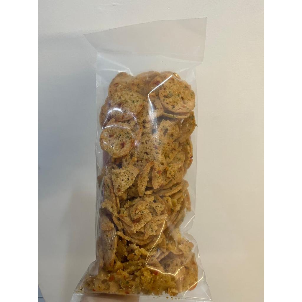 

Keripik Bakso Goreng Pedas 250 gr