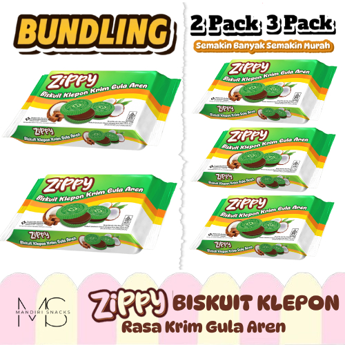 

[BUNDING] ZIPPY BISKUIT KLEPON KRIM GULA AREN KEMASAN PACK