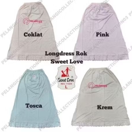 1 pcs androk celana pendek dan rok pendek sweet love