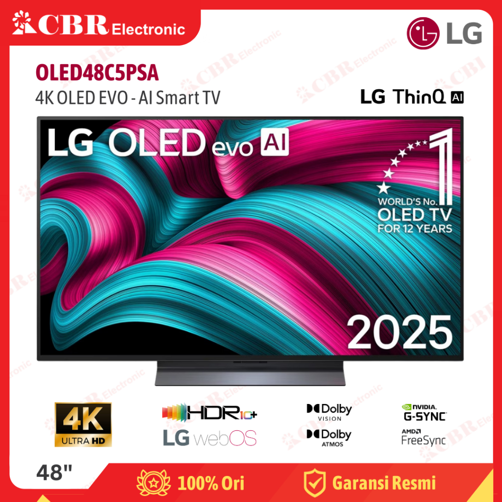 TV LG 48 Inch LED OLED48C5PSA (4K OLED EVO – AI Smart TV)