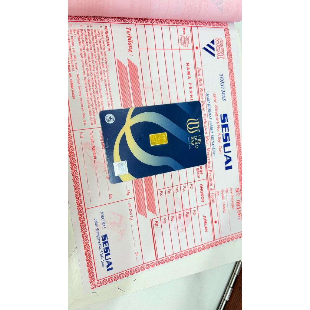 Logam Mulia Ubs 1 Gram