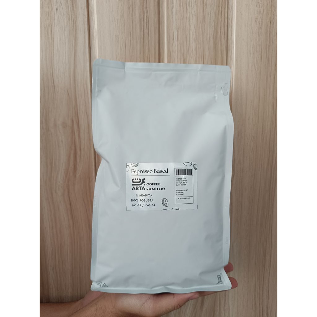 

ARTA COFFEE ROASTERY ESPRESSO BASED Robusta Jawatengah Origin : uangaran Jawa Tengah