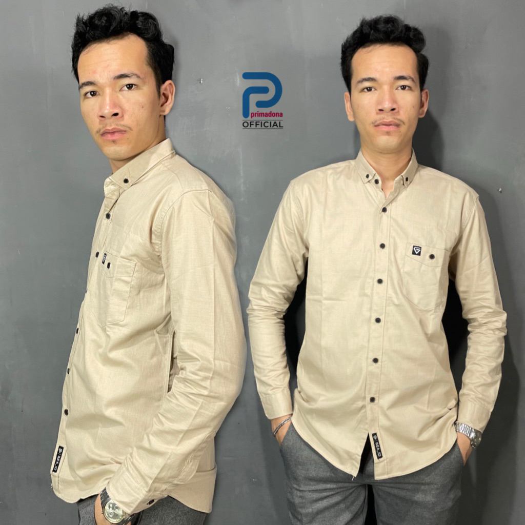 Kemeja polos panjang pria kemeja panjang hitam kemeja polos panjang slimfit pria kemeja kerja pria