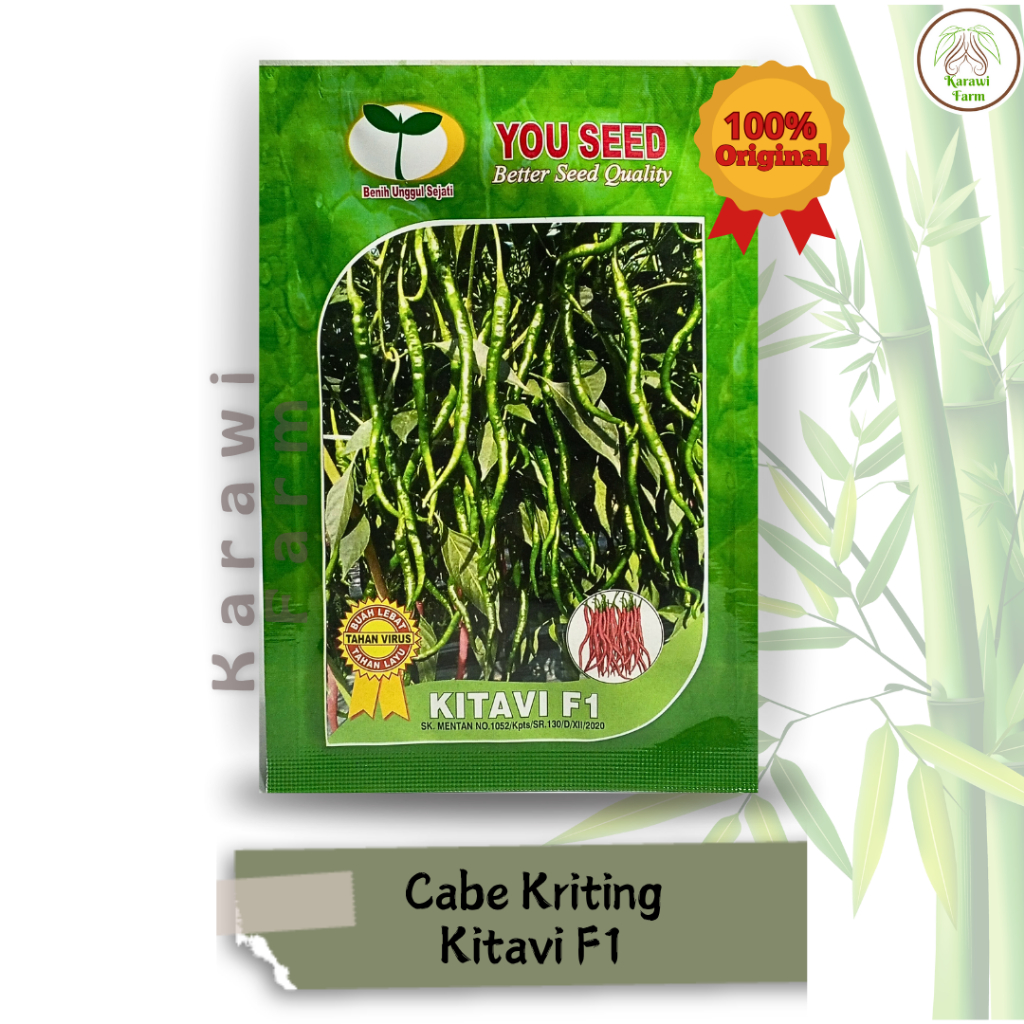 Benih Cabai Keriting Kitavi F1 10 gram - You Seed