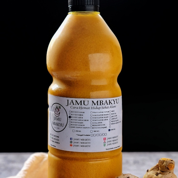 Jamu Temulawak Tawar (Original) Olahan Rempah Temulawak by Jamu Mbakyu ID