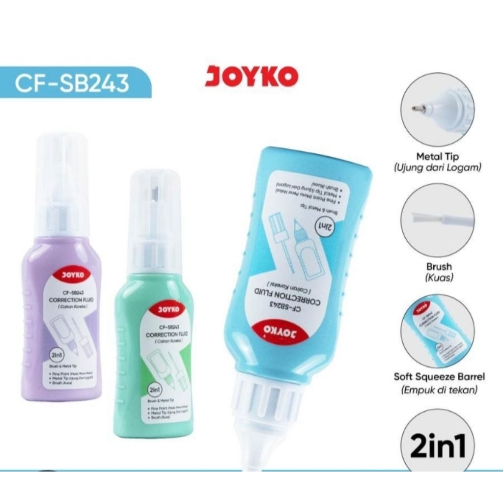 

JOYKO Correction Fluid 2in1