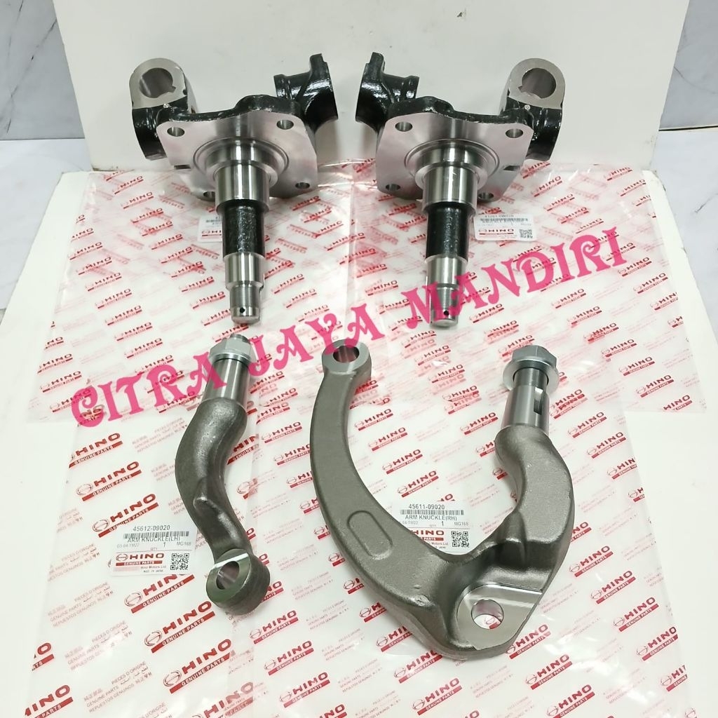 KNUCKLE KENAKEL ARM KNUCKLE ASSY 1SET 4PCS HINO DUTRO 300 HT125 HT130 ASLI BARU BERKUALITAS