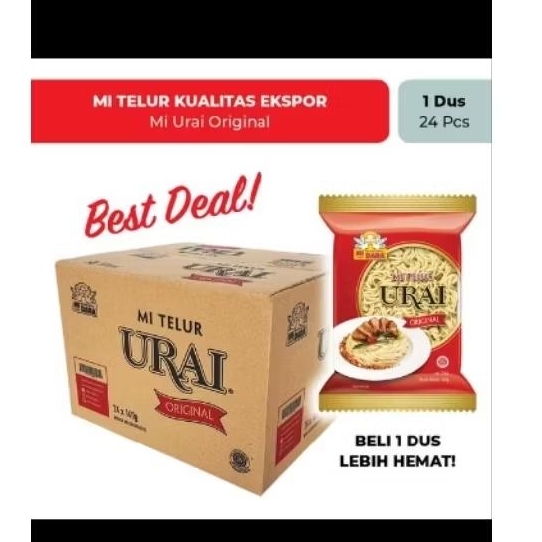 

mie burung dara satu dus isi 24