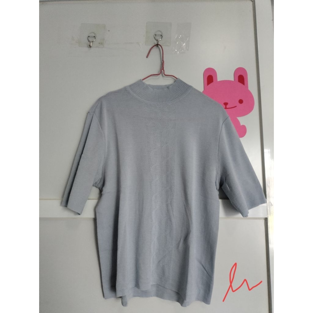 kaos wanita warna biru