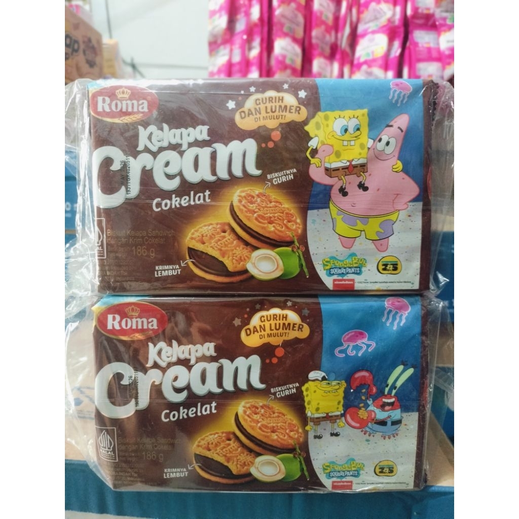 

(1 pack) Roma Kelapa Cream Coklat 7bks x 186gr