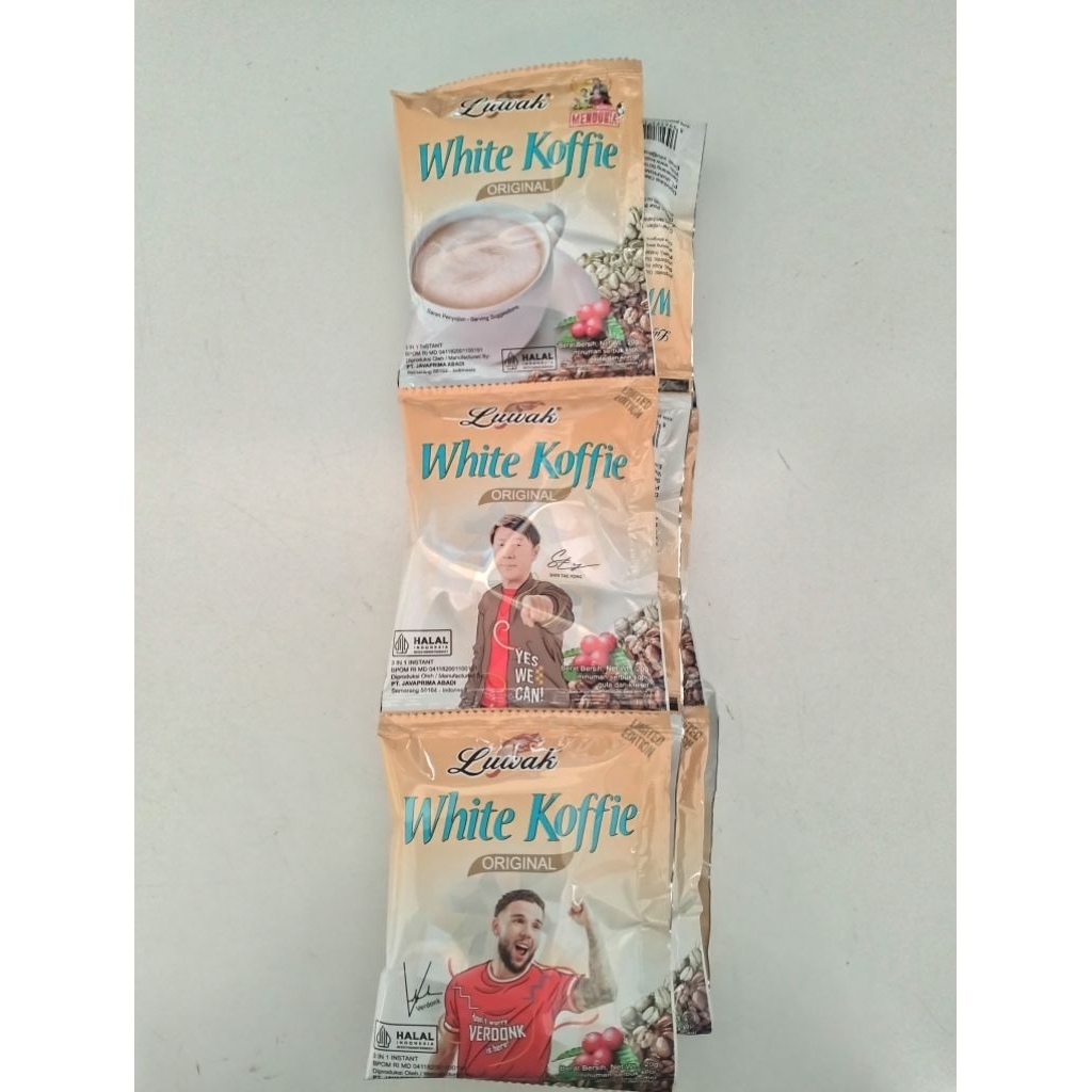 

Luwak white koffie 1 renceng isi 10
