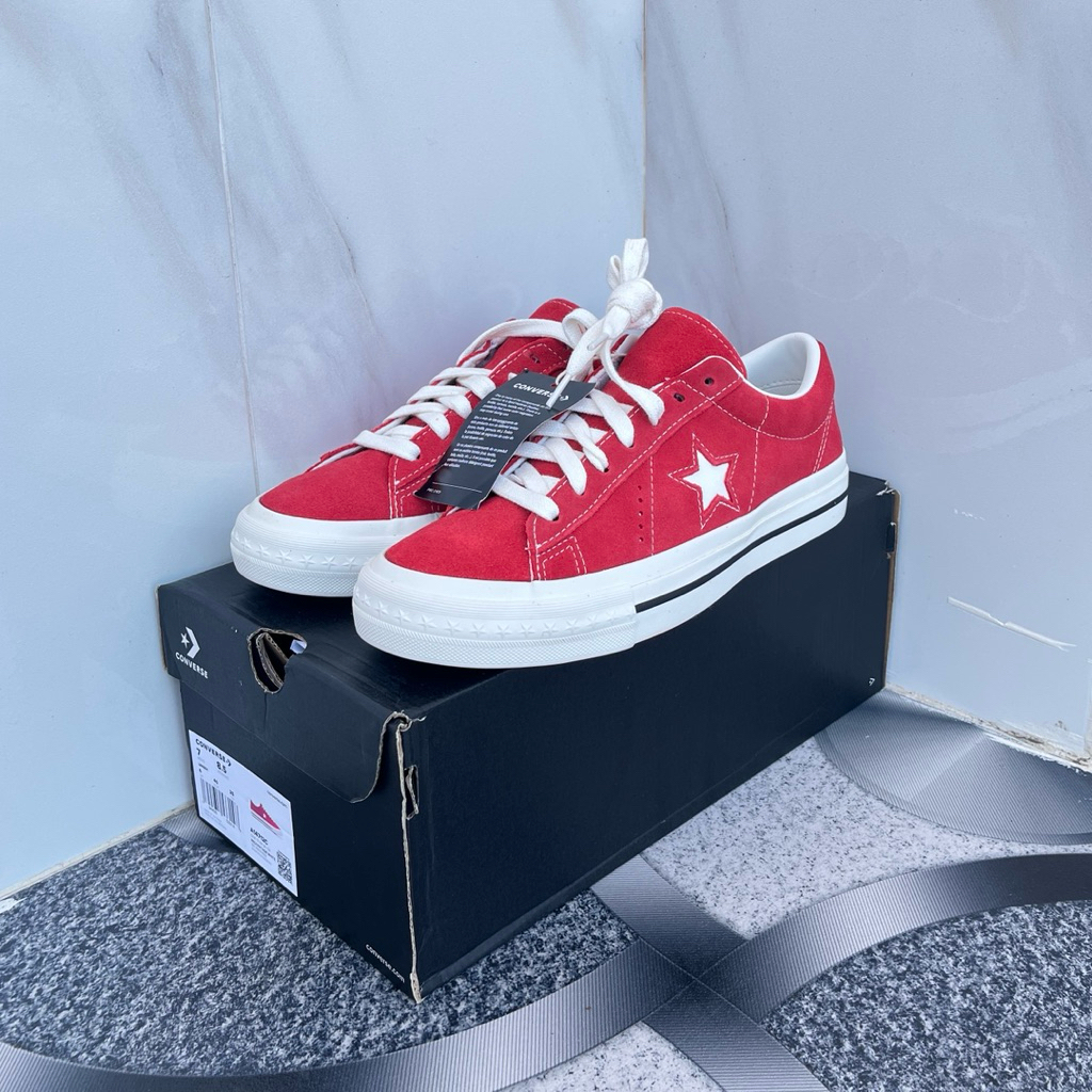CONVERSE One Star 95 OX Red / Vintage White Sneakers Original PT MAP
