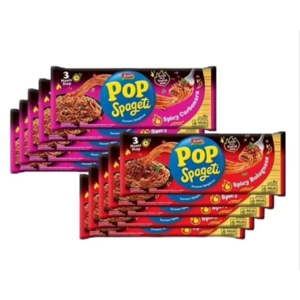 

Pop mie spageti 80gr