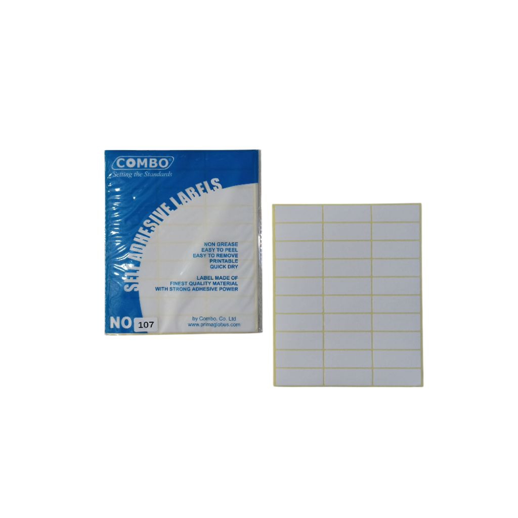 

label stiker no 107 isi 7 lembar #