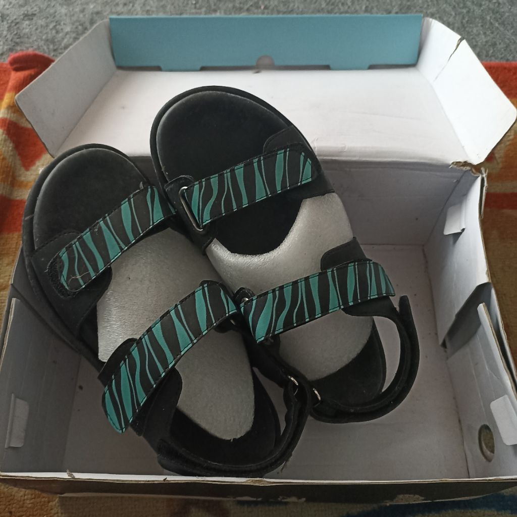 Kronikel Project Disney Alice Daily Sandal Cat Black Preloved