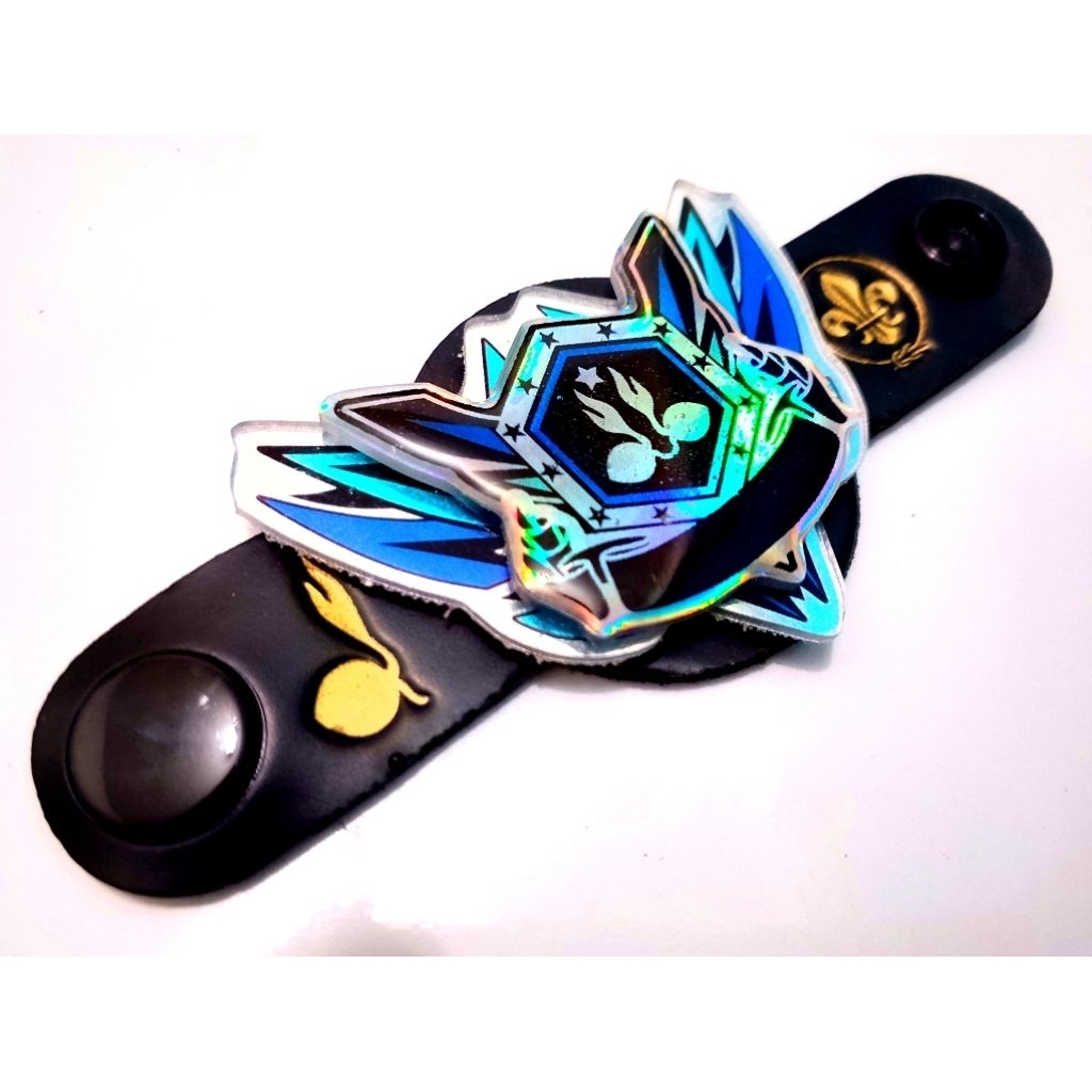 

Ring kacu pramuka Tumpuk Blue and Grey double Akrilik Hologram Glosy Metalic UkirNama Gratis stok terbatas