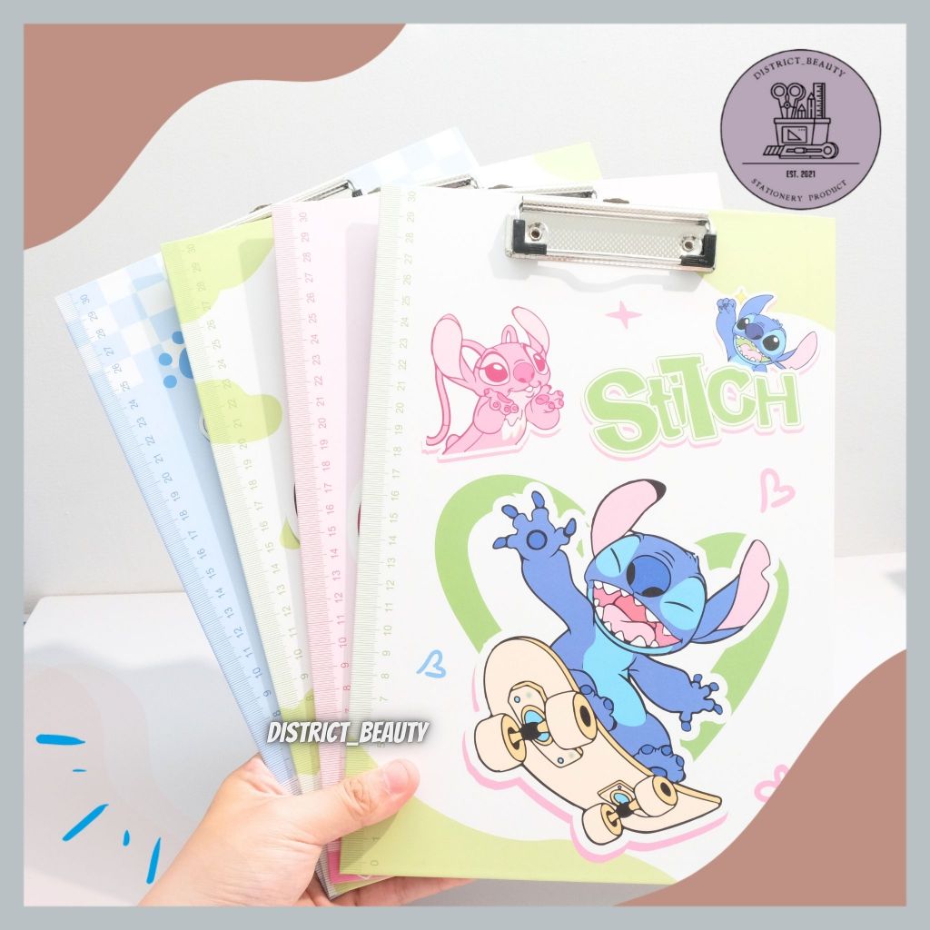 

PAPAN JALAN STITCH PAPAN UJIAN KARTUN KARAKTER STITCH CLIPBOARD A4 PAPAN TATAKAN UJIAN AESTHETHIC LUCU MOTIF STITCH SERIES TERMURAH