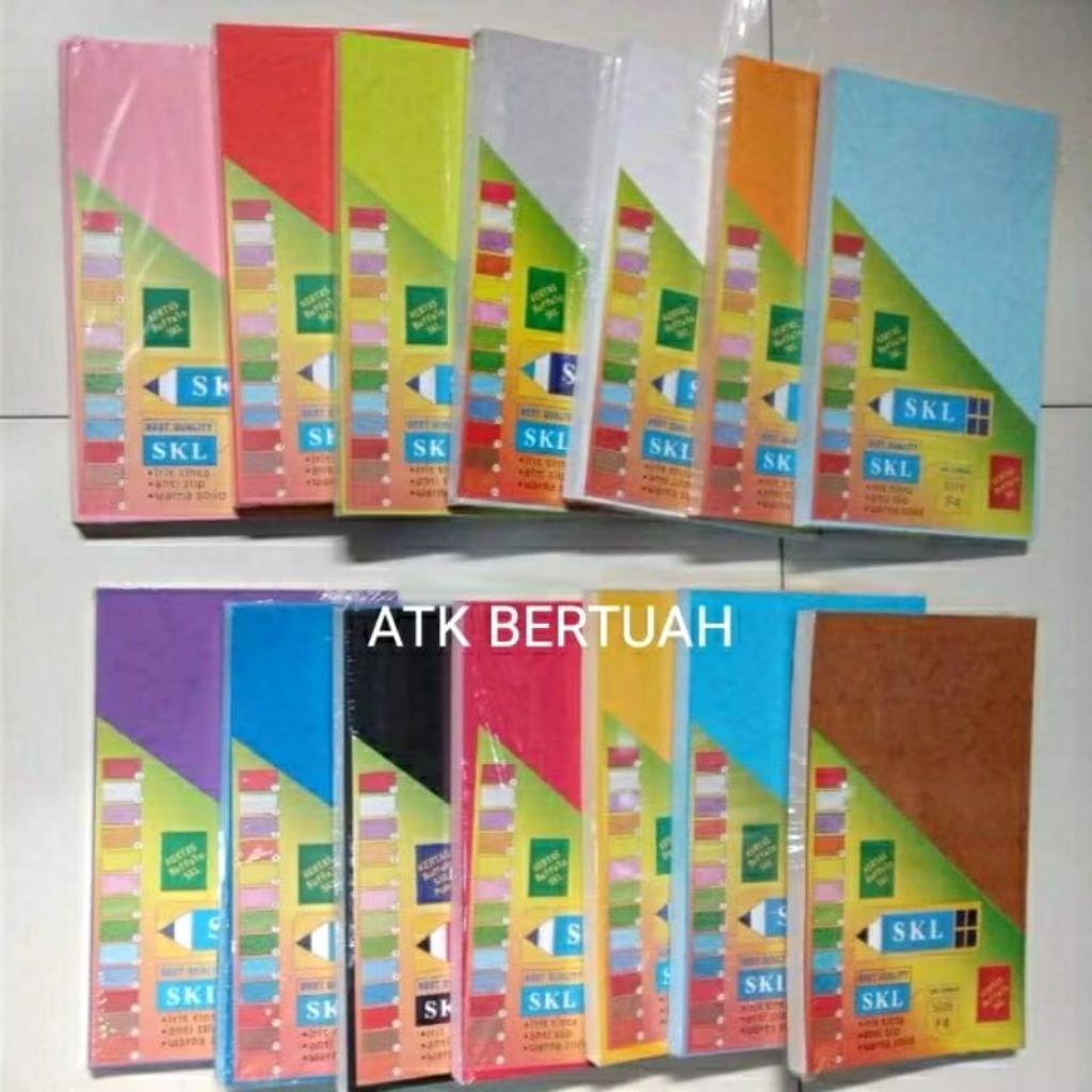 

20 PIECES BRIEF CASE BC ART PAPER 20 LEMBAR KERTAS BUFALO KARTON JILID BUKU MAKALAH SKRIPSI