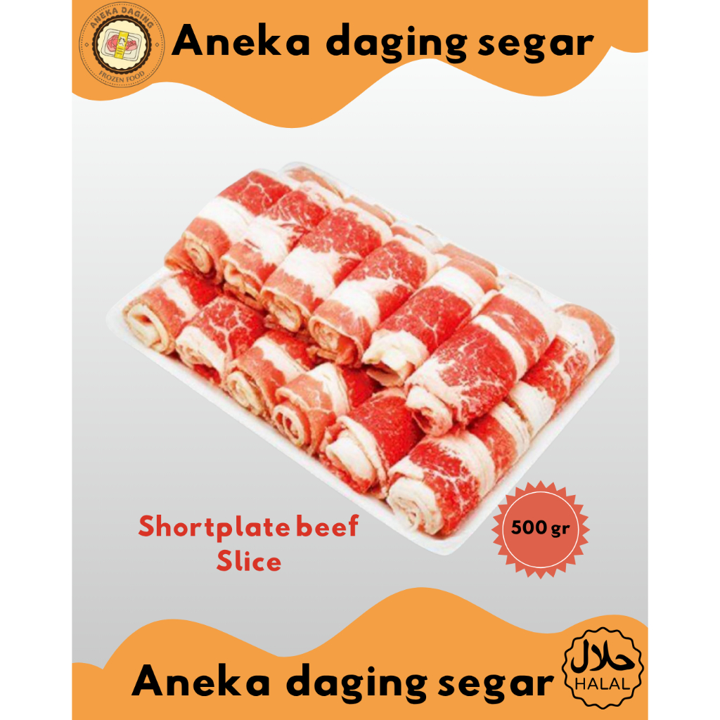 

Daging Sapi Lapis US Sliced Beef / shortplate beef slice