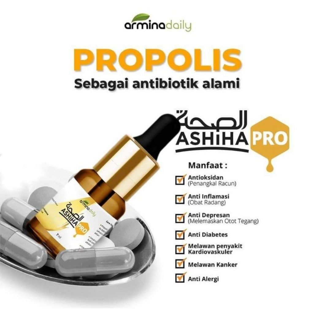 PROPOLIS MADU ASHIHAPRO HABBATUSSAUDA ARMINA DAILY