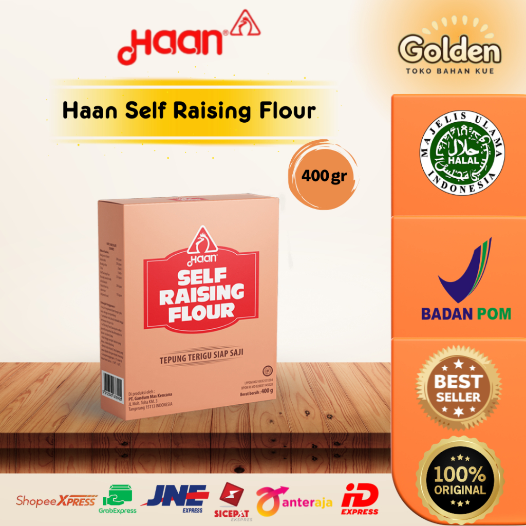 

Haan Self Raising Flour 400gr