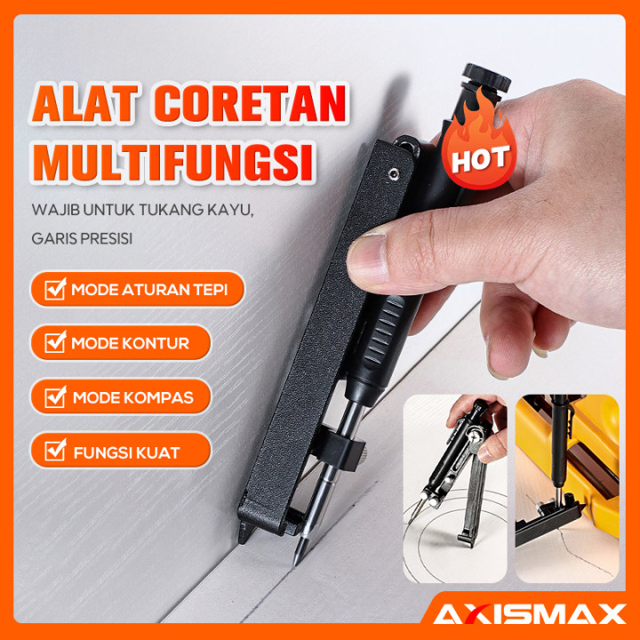 

✨COD✨Alat Ukur Penanda Kayu Pengukuran Garis Sudut Multifungsi Penggaris Pertukangan Serbaguna Praktis Alat Ukur Penanda Garis Sudut Kayu Pengukuran Multifungsi Penggaris Pertukangan Serbaguna Praktis