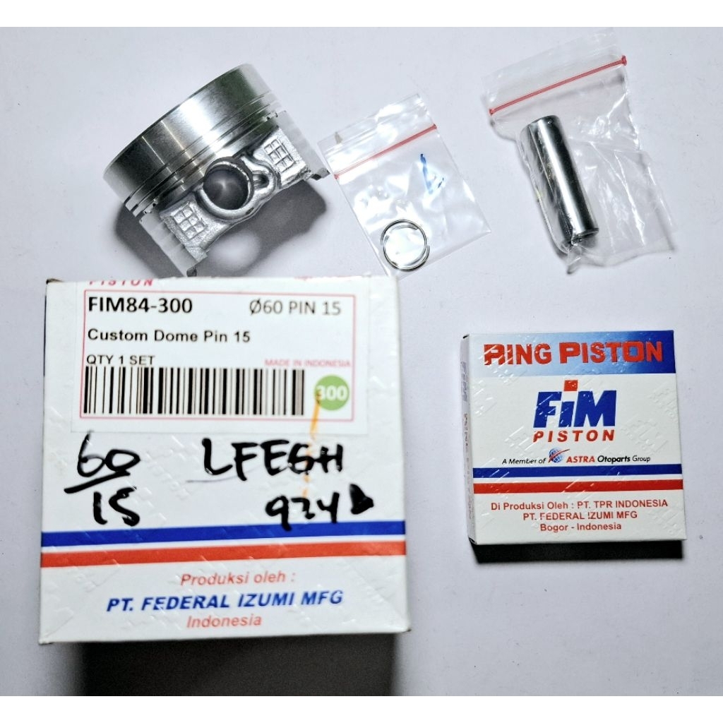 Piston kit / Seher Fim ukuran 60 pen 15