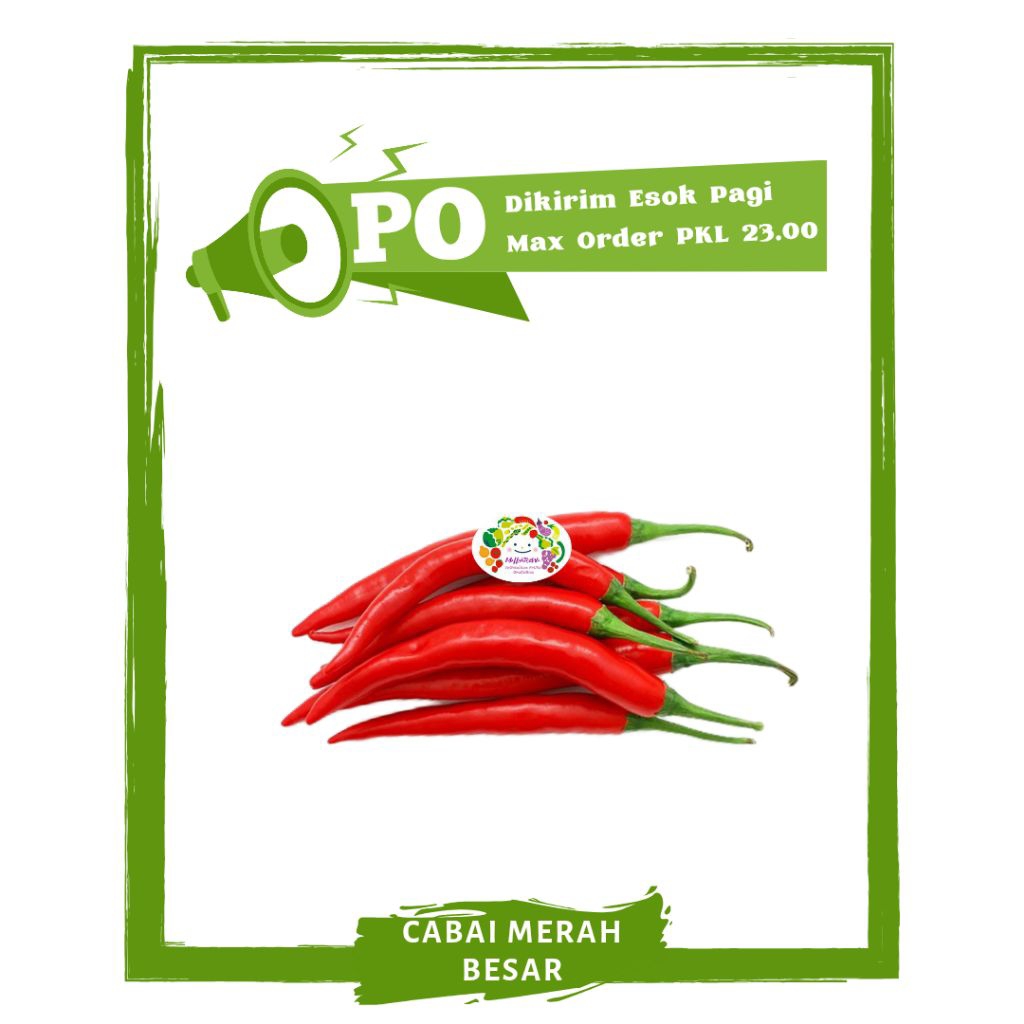 

Cabai / Cabe Merah Besar / Sayur Sayuran Segar PO Mallahrizwa