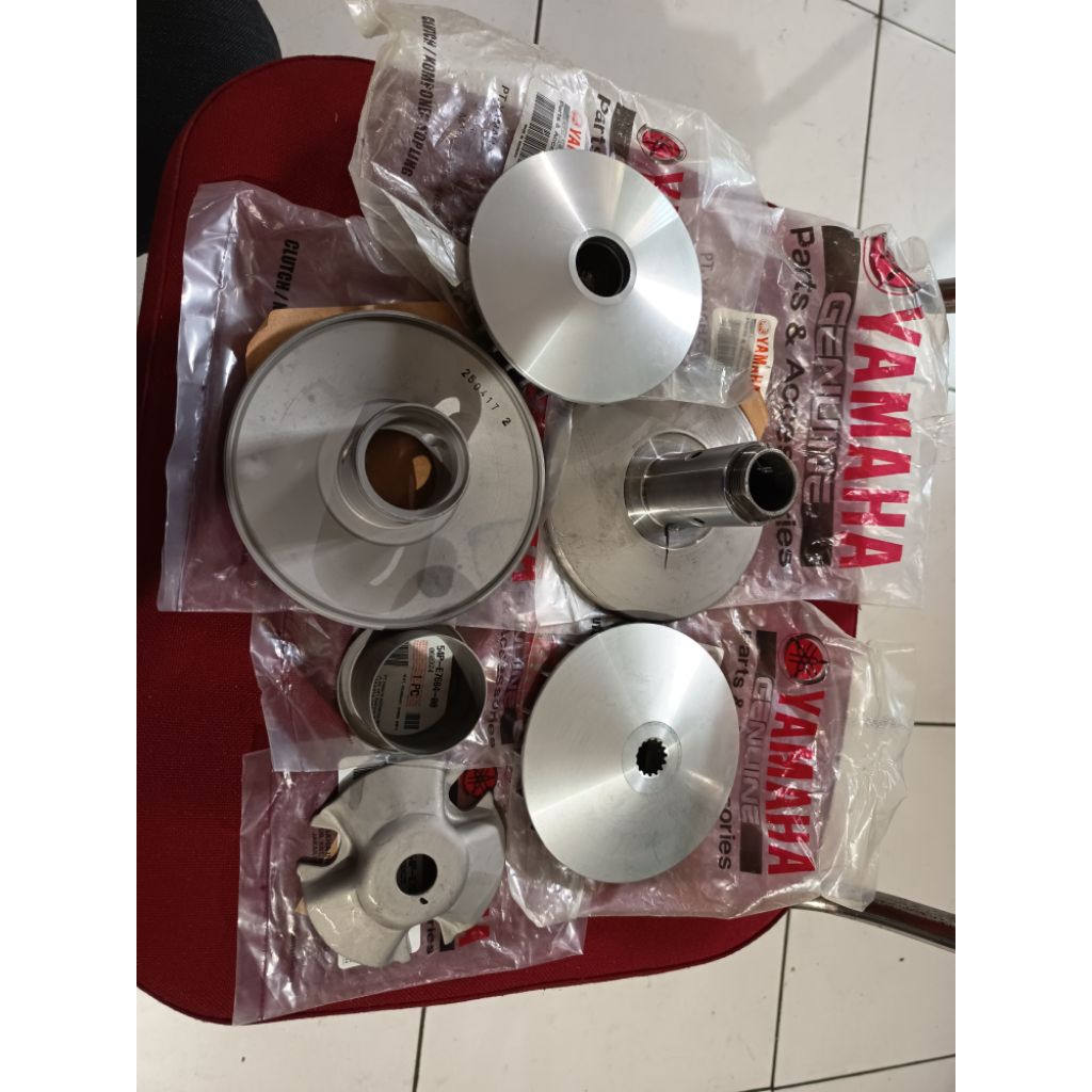 SPAREPART SUKU CADANG CVT FULL SET YAMAHA MIO J MIO GT SOUL GT115  XRIDE115 FINO115 ORIGINAL YAMAHA