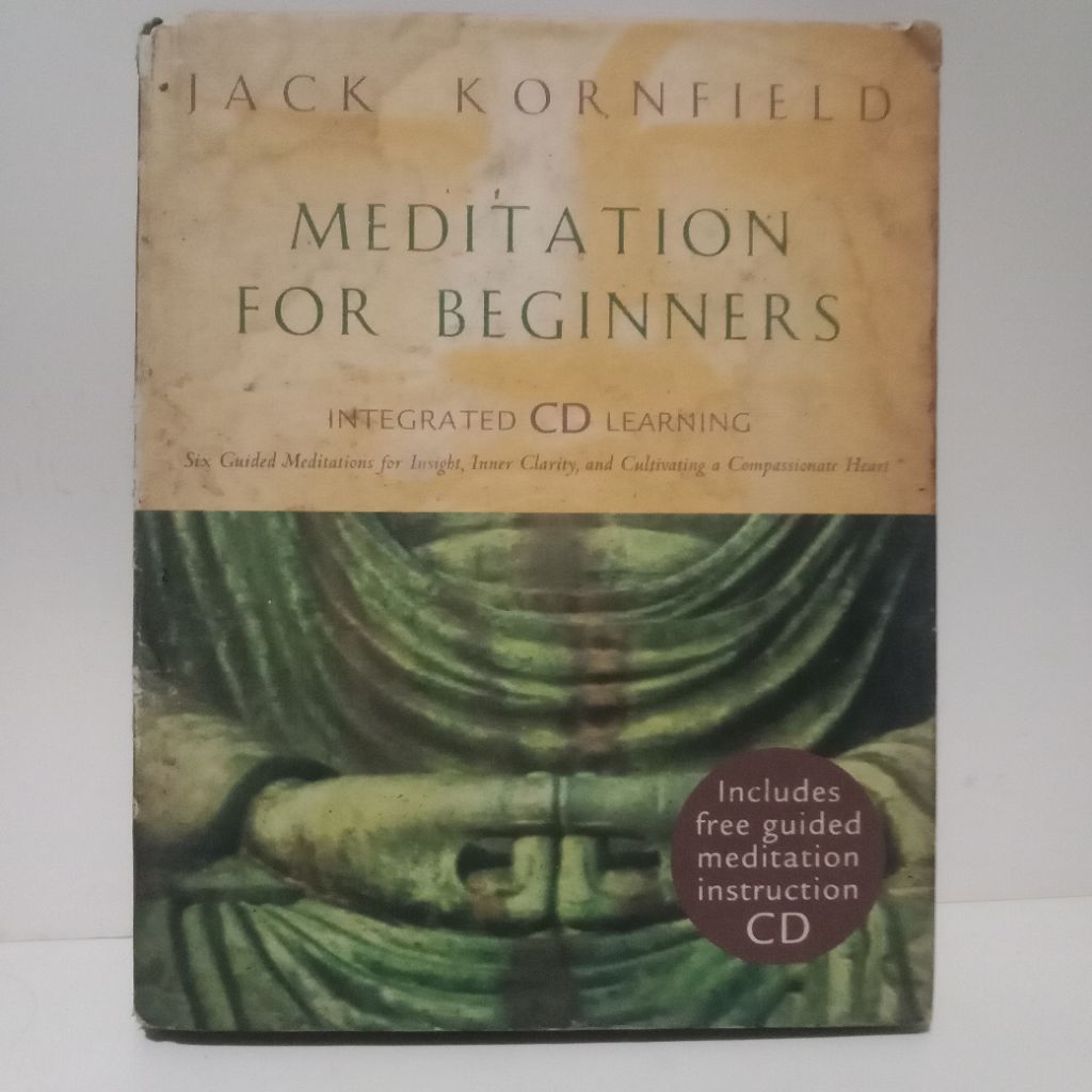 BOOK MEDITATION FOR BEGINNERS - JACK KORNFIELD