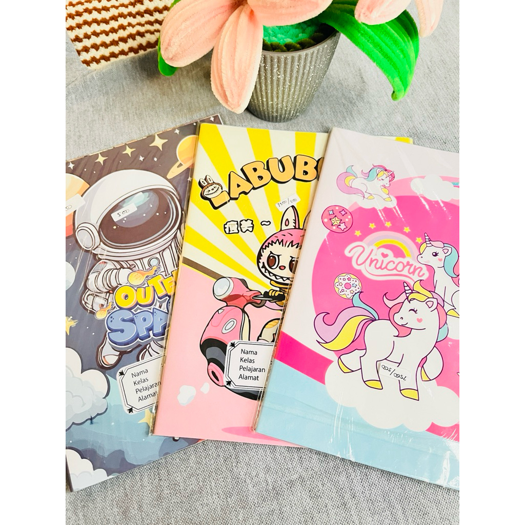 

sampul buku tulis kecil satu pak isi 20