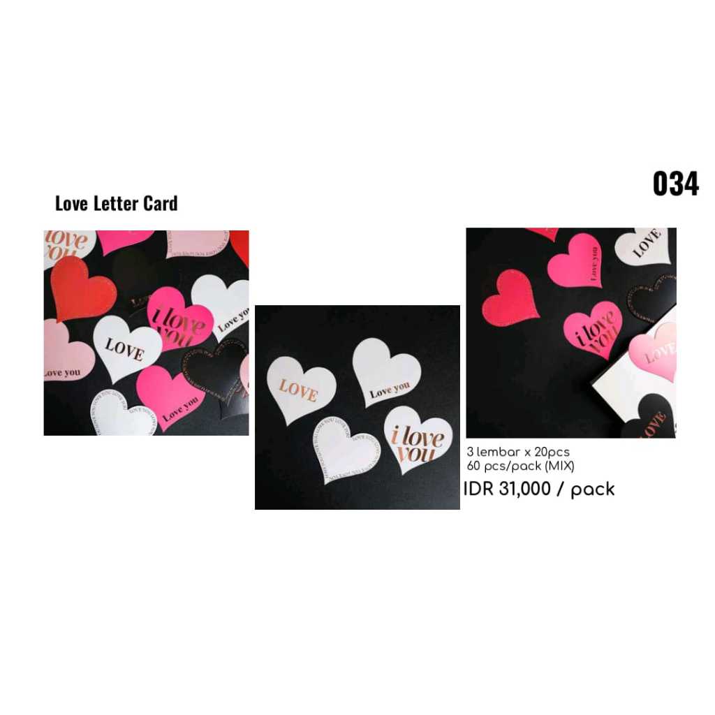 

MY Supplies - Flower Wrapping Love Letter Card Kertas Tulis Cinta