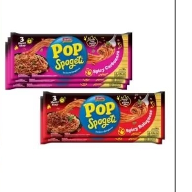 

Pop Spageti 5 pcs spicy Bolognese Carbonara