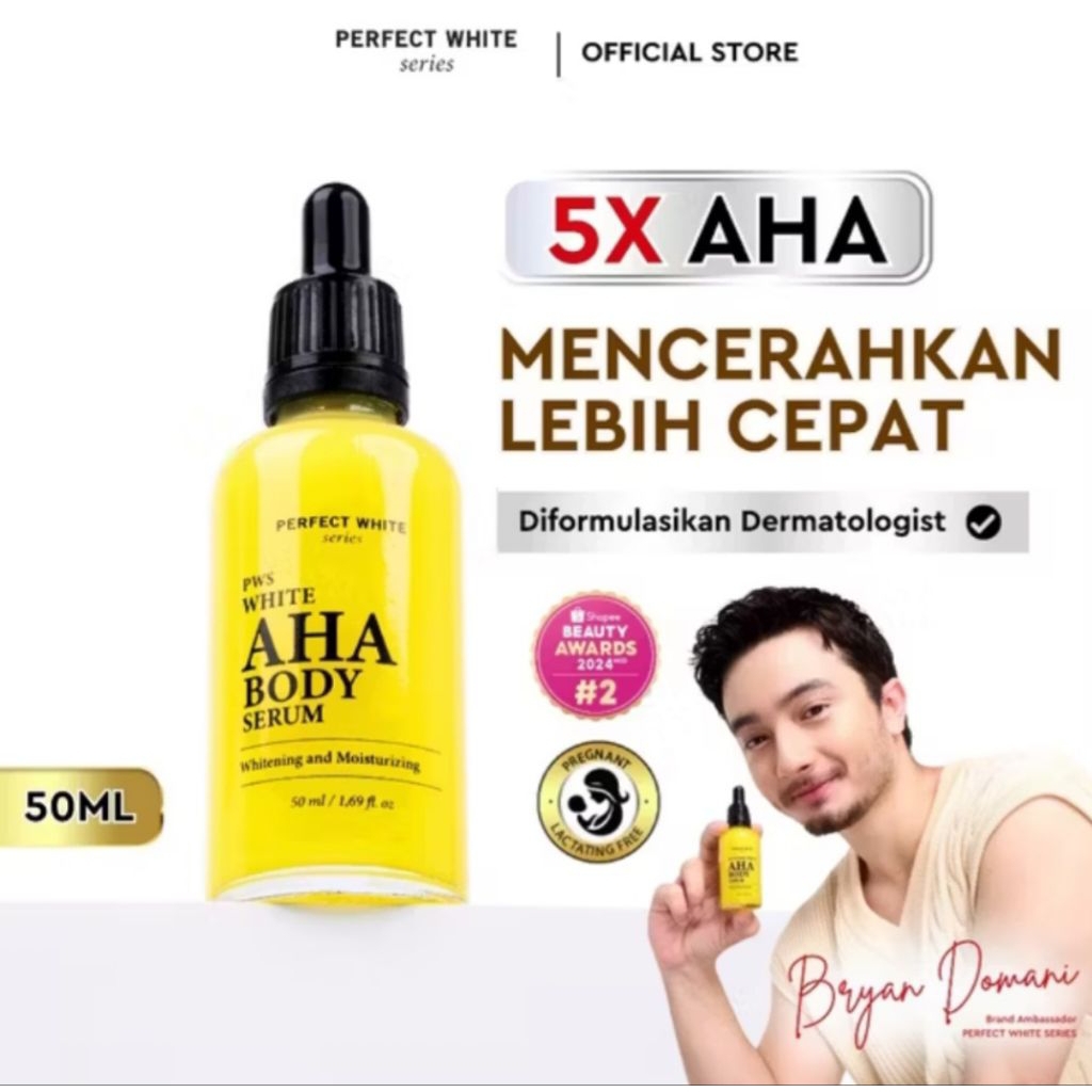 perfect white aha body serum 50ml