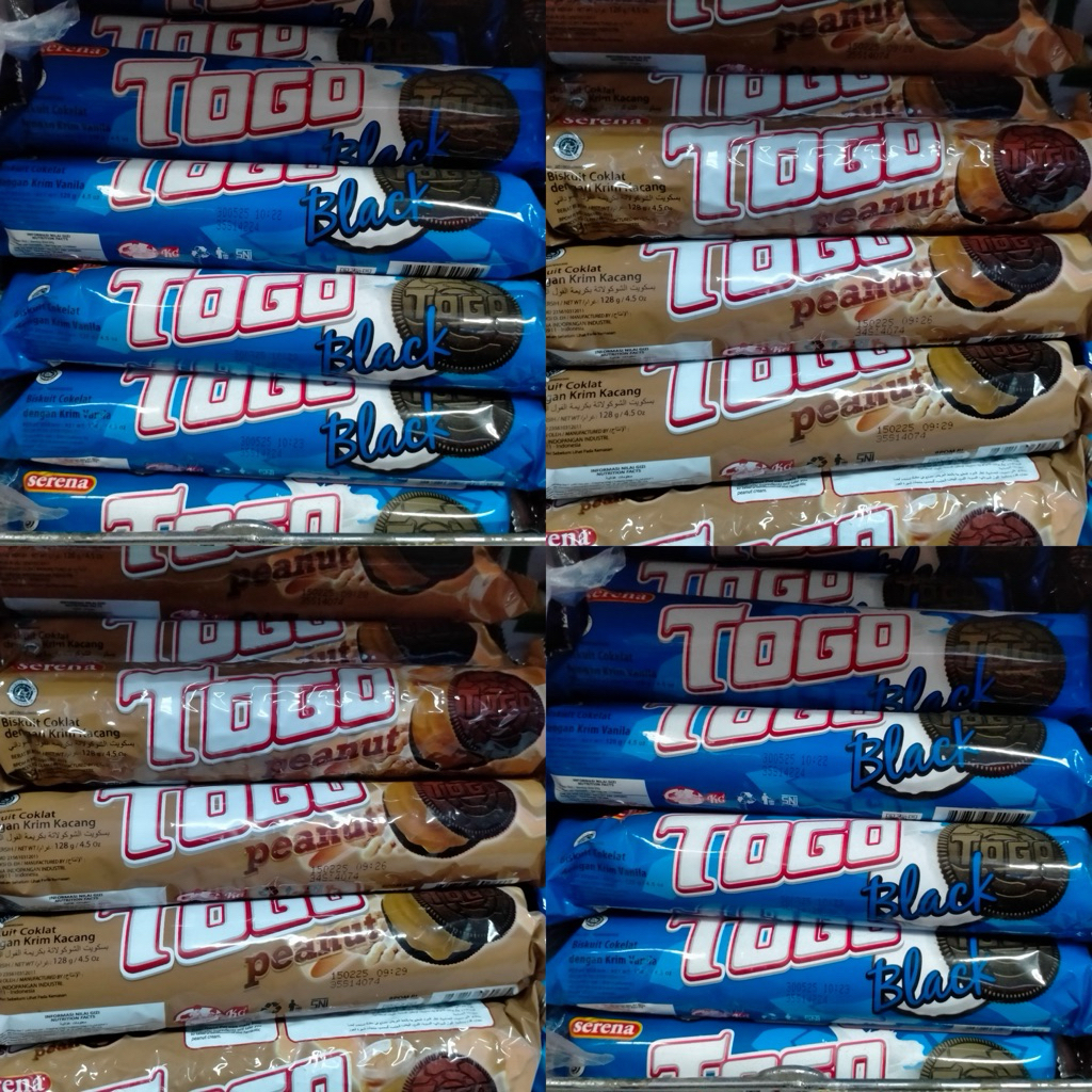 

biskuit Serena Togo Chocolate peanut black 128 gram
